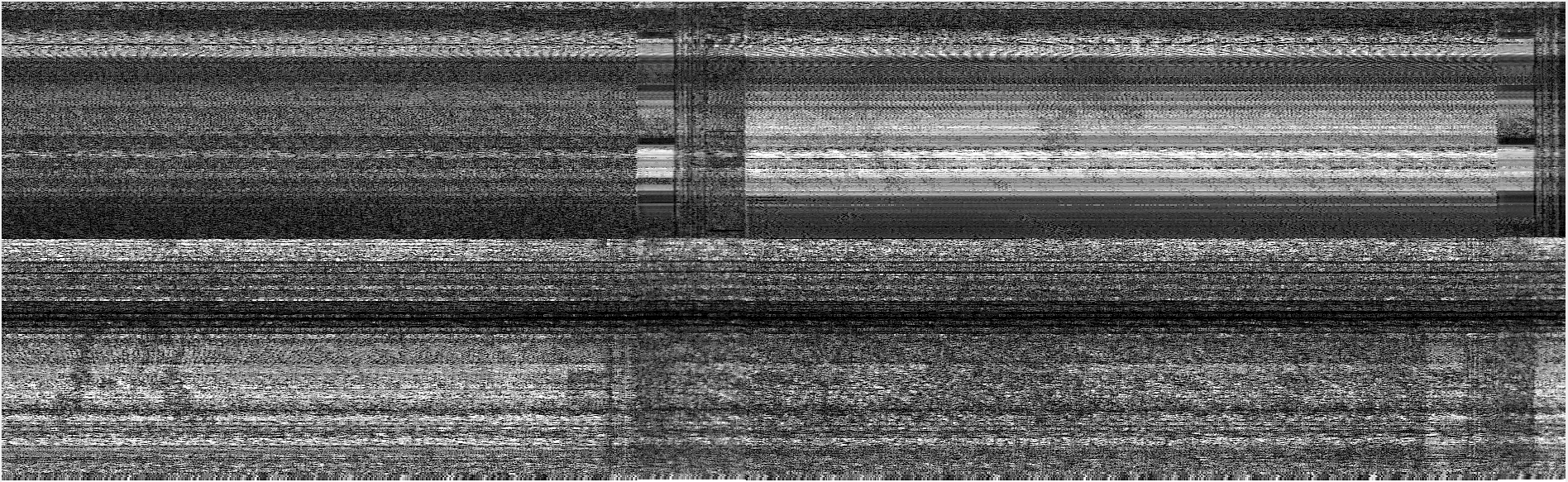 My first attempt at getting a sattelite image from one of
				the NOAA weather sattelites using my Baofeng uv5r